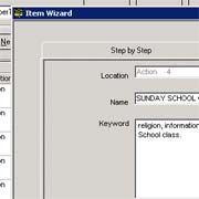 The Item Wizard allows you to quickly add files using keywords to describe it for easy retrieval!